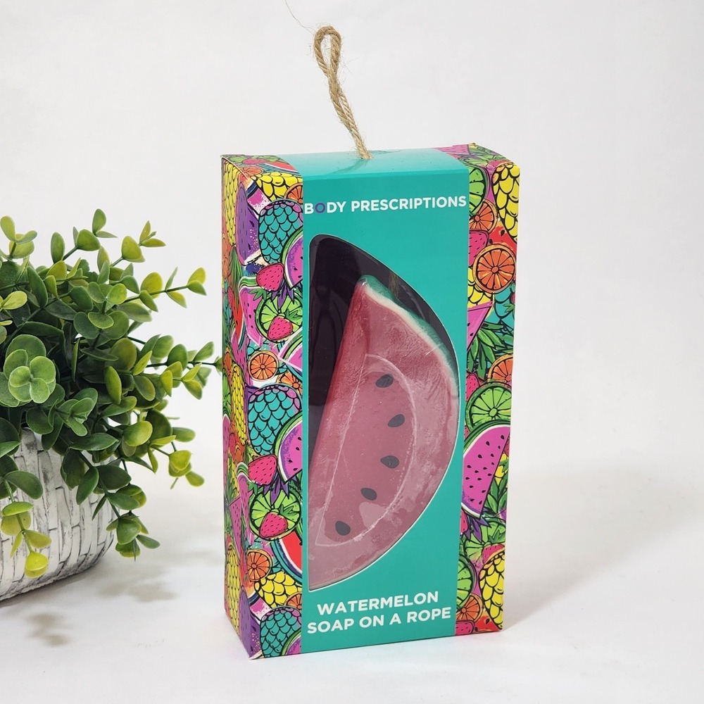 Body Prescriptions Watermelon Soap on a Rope Jumbo Size 6.7 oz / 190 g
